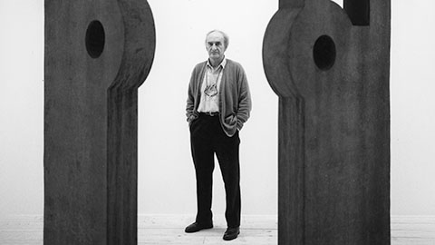 Eduardo Chillida avec Hommage à Balenciaga, 1990