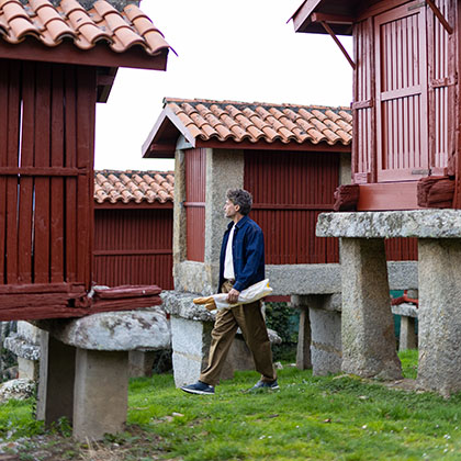 Horreos A Merca en Orense, Galicia