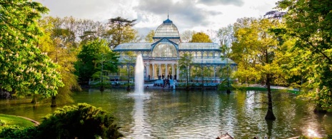 マドリードのレティーロ公園クリスタル宮殿