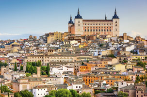 Veduta generale della città di Toledo