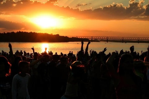 Party am Strand