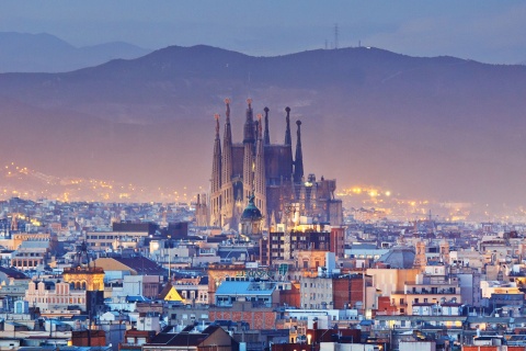 Vue de Barcelone