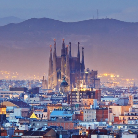 Vue de Barcelone