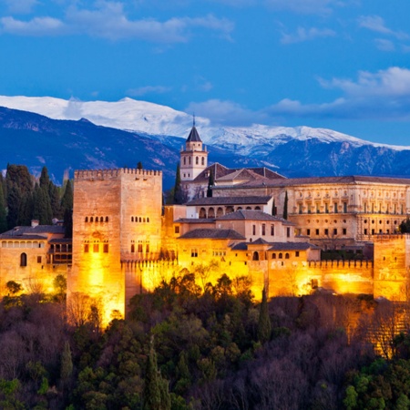 The Alhambra by night