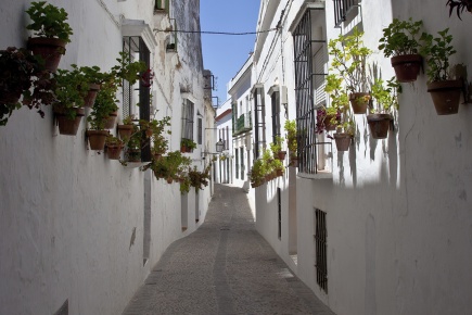 Rua de Arcos de la Frontera (Cádis, Andaluzia)