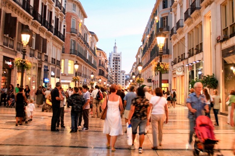 Calle Larios en Málaga