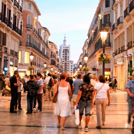 Rua Larios, em Málaga