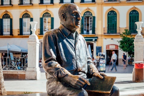 Statua di Picasso a Malaga