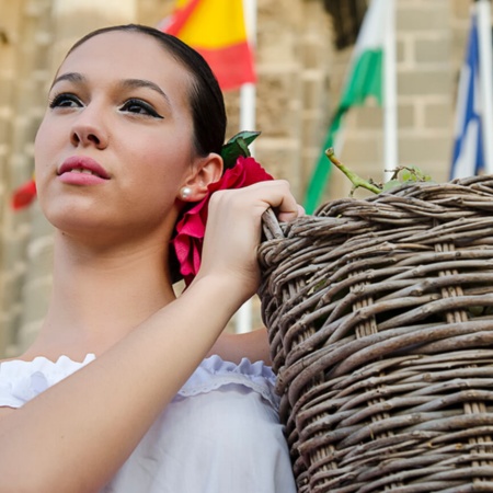 Grape harvest festival in Jerez de la Frontera