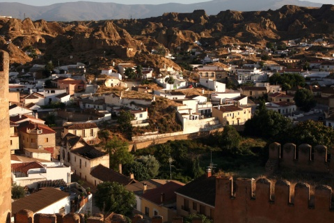 Panorâmica de Guadix (Granada, Andaluzia)