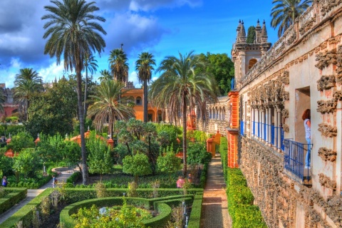 Giardini del Real Alcázar di Siviglia