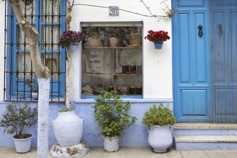 Una via di Lanjarón (Granada, Andalusia)