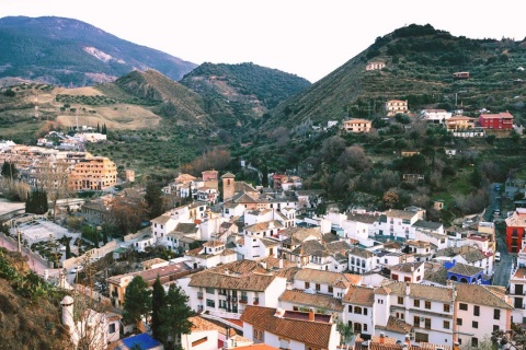 Vista de Monachil, en Granada (Andalucía)