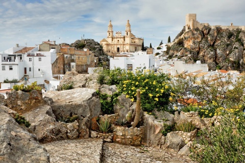 Olvera, dans la province de Cadix (Andalousie)