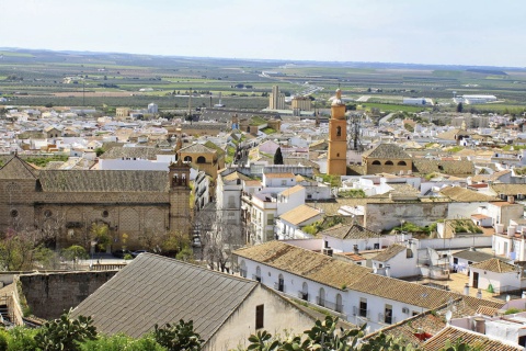 Panorâmica de Osuna, na província de Sevilha (Andaluzia)