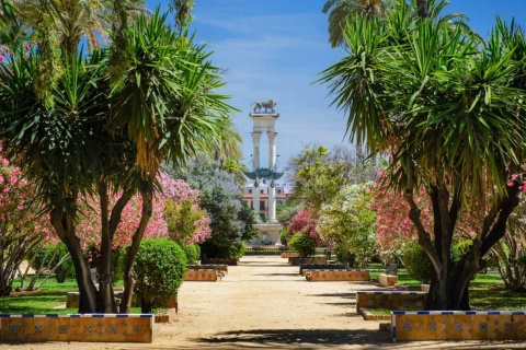 Urban park in Spain