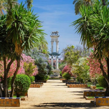 Urban park in Spain