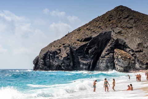  Playa de los Muertos w Cabo de Gata, Almería