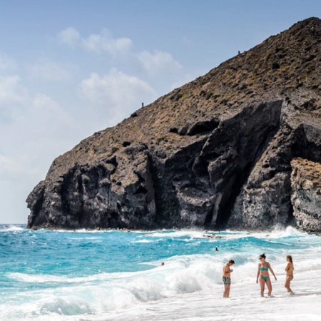 Praia de los Muertos em Cabo de Gata, Almeria