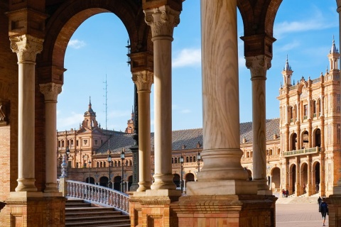 Plaza de España w Sewilli