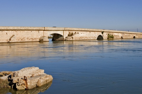 Zuazo-Brücke in San Fernando (Cádiz, Andalusien)