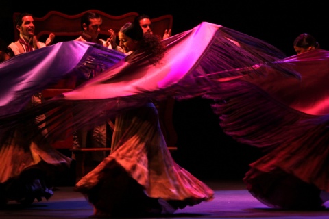 Sara Baras au théâtre de la Maestranza. Biennale de flamenco de Séville 