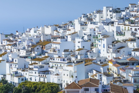 Panorama Torrox w prowincji Malaga (Andaluzja)