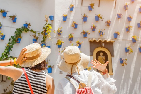 Turistas en la Ciudad de Córdoba, Andalucía