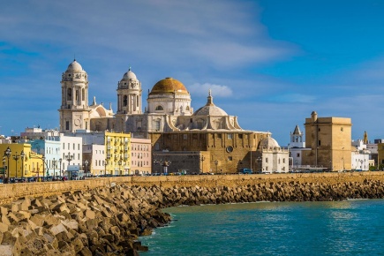 Panoramablick über Cádiz