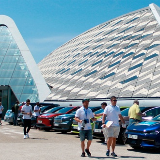 Exterior Mobility City Museum in Zaragoza