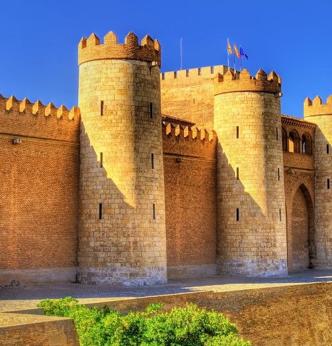 Palast La Aljafería. Zaragoza