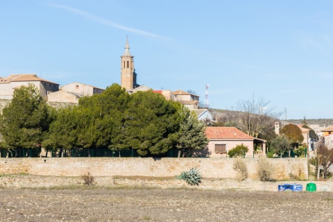 Panorâmica de Fuendetodos, em Saragoça (Aragão)