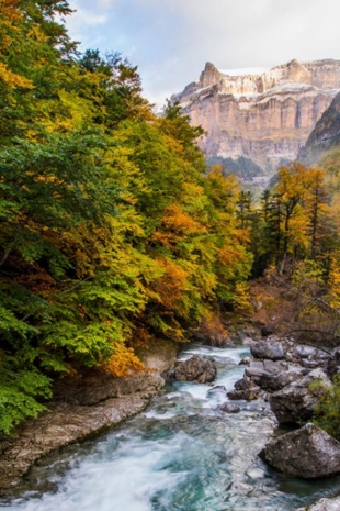 Parque Nacional de Ordesa y Monte Perdido en Huesca, Aragón