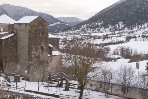 Iglesia de San Hipólito, en Sabiñánigo (Huesca, Aragón)