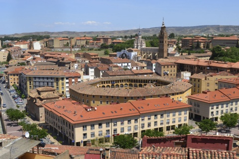 Veduta generale di Tarazona, Saragozza (Aragona)