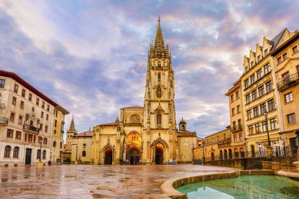 Oviedo Cathedral in Asturias