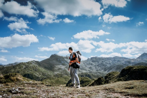 Touristen im Naturpark Somiedo