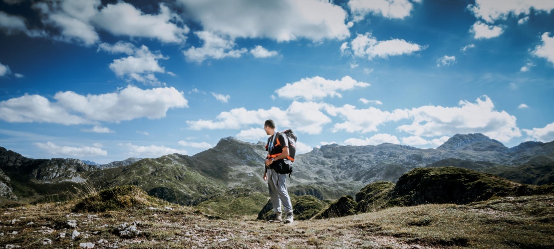 Touristen im Naturpark Somiedo