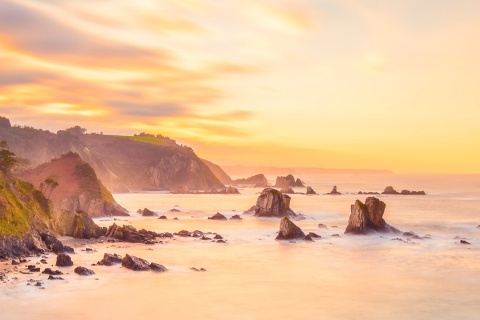 Playa del Silencio, Asturias