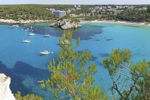 Cala Galdana à Ferrerías (Minorque, îles Baléares)