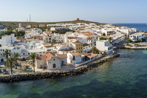 Veduta di Fornells (Minorca, Isole Baleari)