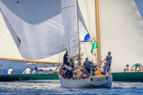 Copa del Rey de barcos antigos Vela Clássica em Menorca