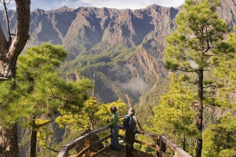 Point de vue de La Cumbrecita. Parc national de la Caldera de Taburiente. La Palma