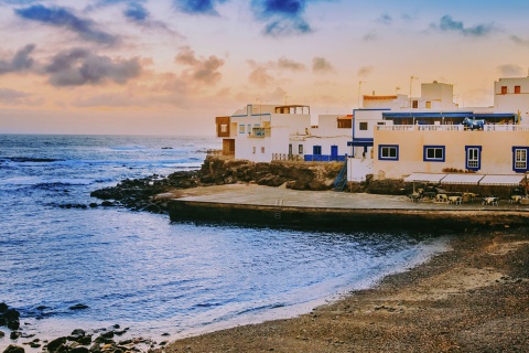 Vue d’El Cotillo (Fuerteventura, îles Canaries)