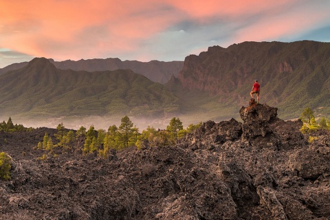  Paisagem na ilha de La Palma, Ilhas Canárias