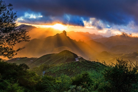 Risco Caído in Artenara, Gran Canaria