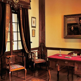 Interior da Casa-Museu Pérez Galdós. Las Palmas de Gran Canaria