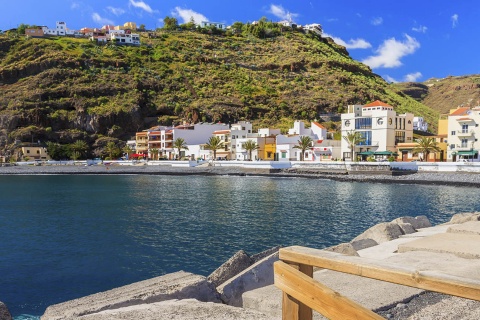 Santiago beach in La Gomera (Canary Islands)