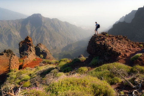  Parc national de la Caldera de Taburiente sur l’île de La Palma