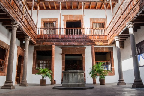 Casa Salazar de Santa Cruz de la Palma en la isla de La Palma, Islas Canarias